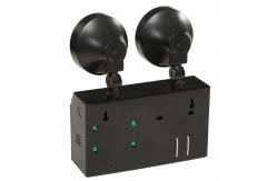 China 2W LED Rechargeable Twin Spot Emergency Lights Battery Powered Emergency Exit Lights supplier