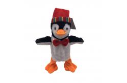 China Singing Choking Walking Christmas Plush Penguin 33cm supplier