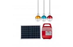 China 8Hrs 8000mah Portable Solar Energy Lamp Wall Mounted Cabin Solar Panel Kit supplier