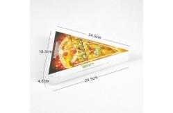 China Paper Food Packaging Box PE Lamination Inside For Pizza Slice supplier