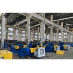 Blasting 200t Tank Rotator Wind Tower Production Line Rubber Wheel