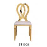 Cushioned Modern Hotel Furniture White Gold Chiavari Chair For Wedding Event Banquet