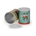 UV /  Embossed Effect Coffee Paper Composite Cans For Potato Chips Eco-friendly