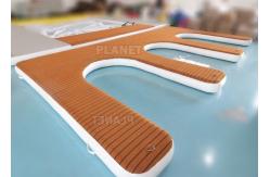 China Drop Stitch 0.9mm PVC Inflatable Floating Jet Ski Dock supplier