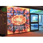 Light Weight Aluminumn Frame SMD1921 Transparent LED Screen transparent led curtain display for sale