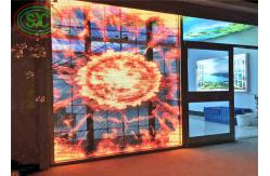 China Light Weight Aluminumn Frame SMD1921 Transparent LED Screen transparent led curtain display supplier