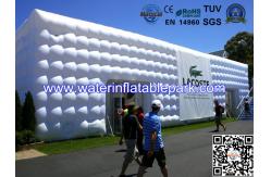 China Commercial Inflatable Concert Hall With Blow Up Cubic Tent , Inflatable Hall supplier