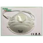 Soft NOISH N95 FFP3 Cone Dust Face Mask with Valve , Soft polypropylene for sale