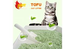 China ODM Flushable Tofu Cat Litter Sand Green Tea Toilet Flushable Cat Litter supplier