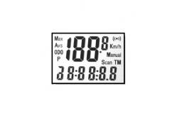 China Custom Monochrome Transparent FSTN LCD Module Storage Temp -20-+70℃ supplier