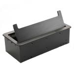 Multi - Function Manual Desktop Flip Data Junction Box / Power Data Integrated Socket
