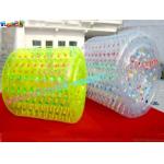 Yellow or Transparent color Inflatable Zorb Ball, rolling ball for swimming pool, lake for sale