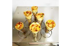 China Pizza Cone Machine Ice Cream Cone Making Machine Automatic Pizza Cone Making Machine supplier