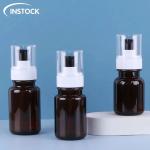 40/60/80/100/120/160ml Round Spray Bottle Empty Reagent Pump Bottle Cream Serum Cosmetic Skincare Plastic Lotion Pump for sale