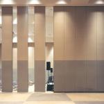 Modern Folding Dance Studio Soundproof Partition Wall With Pass Door