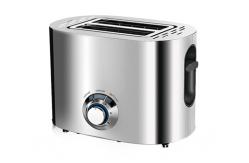 China 6 Time Setting Small Toaster 2 Slice Toaster Auto Electric Power Cut Off supplier