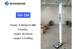China Digital height 20-205cm RS232 Body Weight And Height Scale supplier