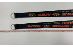 China Both Sides Sublimation Printing Lanyard Customized Pantone Color supplier