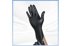 China Black Diamond Grip Food Processing Gloves 8Mil Nitrile Gloves 100Pcs Per Box supplier