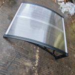 Split Panel Polycarbonate Awning with DIY Plastic Frame