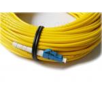 Single Mode 9/125 Simplex Optical Fiber Patch Cord With LSZH / OFNR / PVC Jacket for sale
