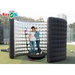 Automatic Inflatable 360 Photo Booth Wall Wedding Party Enclosure Backdrop With Led Light for sale