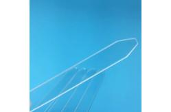 China Rectangle Sight Glass Plate For Laser Spare Parts Cerium-Doped Quartz Material supplier