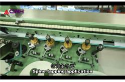 China Customized Notebook Making Machine Notebook Flexo Printing Production Line supplier