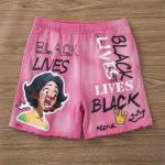 Custom French Terry Gym Shorts Heavyweight 100% Cotton Screen Printing Streetwear Vintage Sun Faded Acid Wash Shorts for Men for sale