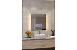 China Bluetooth Speaker Lighted Mirror Waterproof TV Mirror With Built In TV supplier