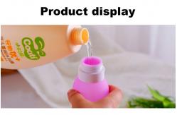 China 60ml Leak Proof Squeezable Silicone Travel Shampoo Bottles supplier