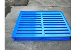 China Durable Economical Powder Coating Steel Pallets With Four Way Entry supplier