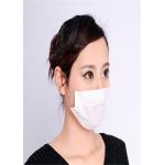Lightweight Dust Proof Disposable Face Mask 100% Wood Pulp Paper Material for sale