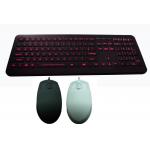 Backlight dust proof rubber medical keyboard with numeric keys and Functions keys