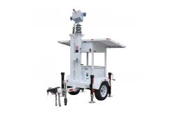 China Low Power Consumption Solar Power 5G Camera Surveillance Trailer For Rural Surveillance supplier