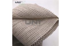 China Bruckram Cotton Canvas Horse Hair Interlining 150cm Width supplier