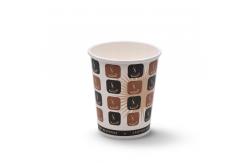 China Disposable Single Wall Paper Cups Custom Printed supplier