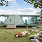 Modern Luxury Mobile Capsule House 40ft Prefab Container With Chinese Design Style From 's Production for sale