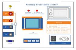 China Multi Measuring Current DC Winding Resistance Meter With 1 Year Warranty supplier
