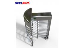 China 120 degree single channel automatic RFID access control full height turnstile barrier gate supplier