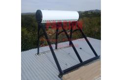 China Enamal White Outer Tank Solar Water Heater 304 Stainless Steel Solar Collector supplier