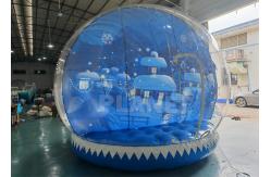 China Customized Clear Inflatable Snow Globes Giant Outdoor Blow Up Snow Globe supplier