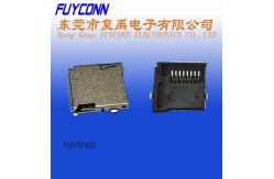 China Copper Alloy 9 Pin TF Card Connector T Flash Holder Solder supplier