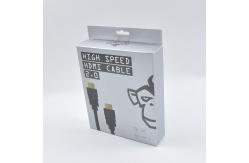 China Silver Grey Fast Mobile Charging USB Data Cable Packaging Box supplier