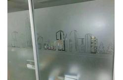 China PVC Frosted Window Sticker Vinyl Grass Decor Privacy Protect supplier