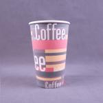 Single Wall Foam Disposable Paper Coffee Cup Flexo Printing 12oz 16oz for sale
