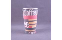 China Single Wall Foam Disposable Paper Coffee Cup Flexo Printing 12oz 16oz supplier