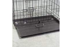 China Foldable Stainless Steel 60x41x49cm Foldable Pet Cages supplier