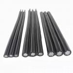 Solid PE Insulated Overhead Electric Power Cable Wires Copper Stranded Conductor IP67 Rated 1KV-10KV for RoHS for sale