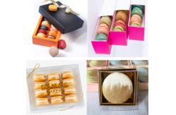 China 13 Layer Macaron Display Stand Macaron Carton Packaging Custom Printing supplier